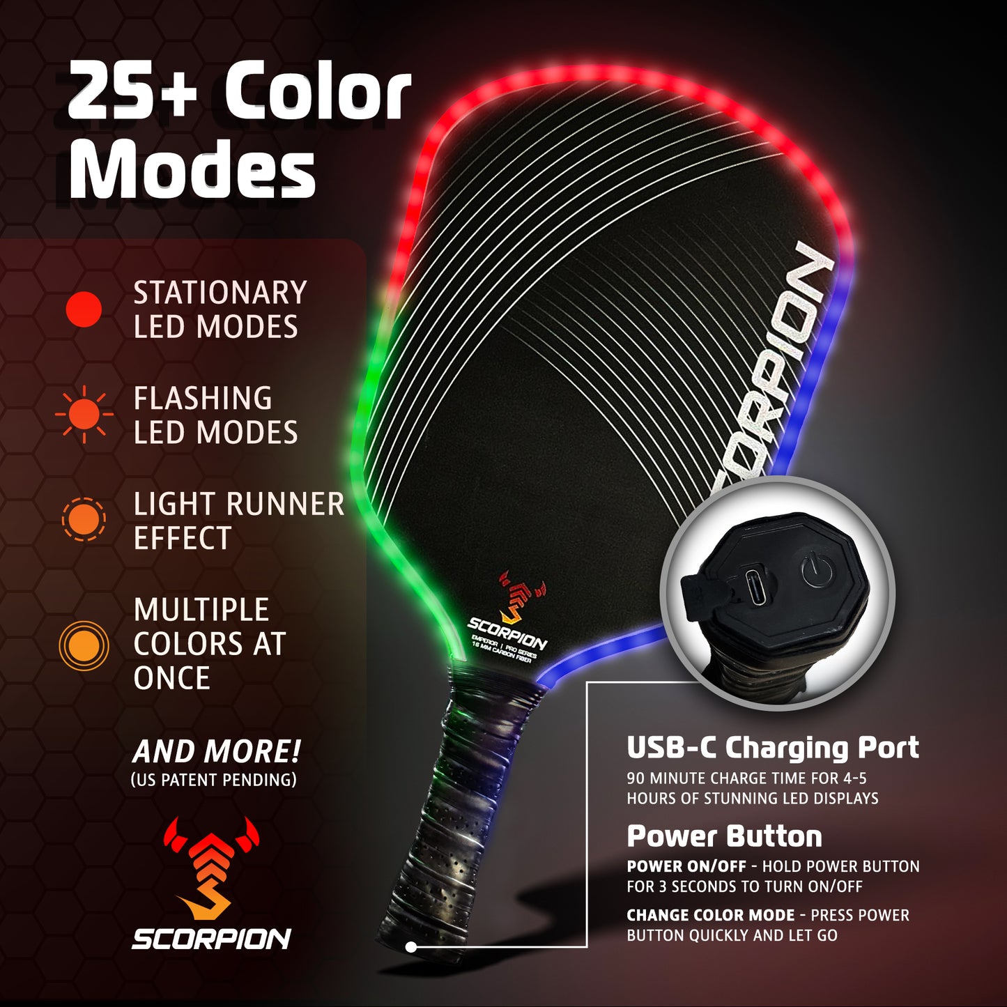 Emperor (Toray T700) Carbon Fiber Paddle – 1 Unit