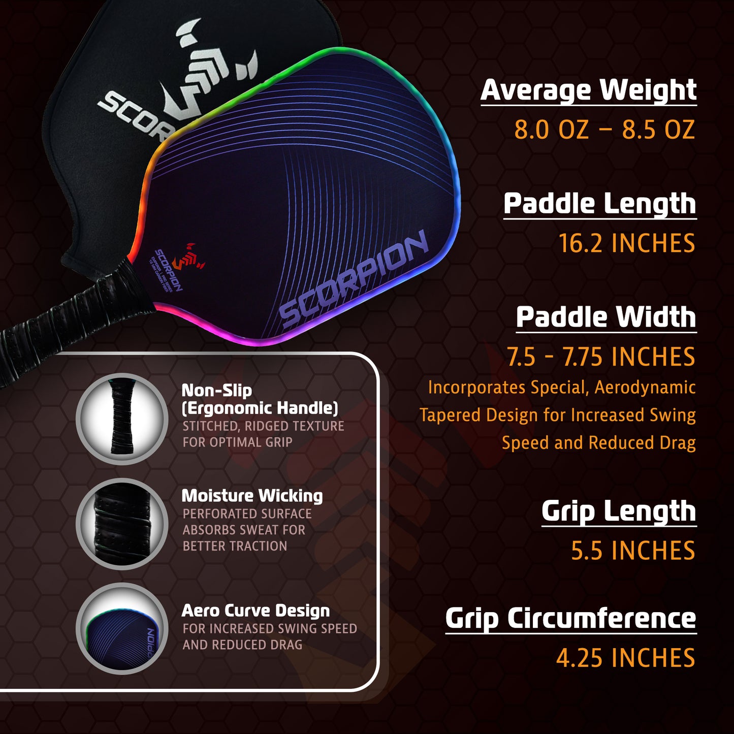 Emperor (Toray T700) Carbon Fiber Paddle – 1 Unit