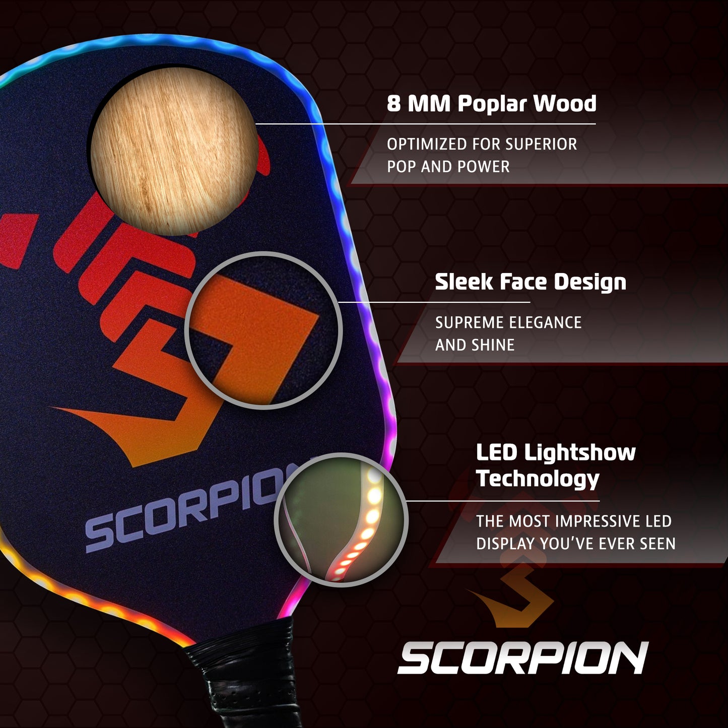 Genesis Wood Pickleball Paddle – 1 Unit