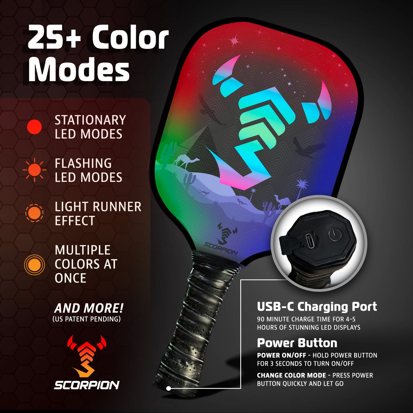 Pioneer Plus: Standard 16x8 Inch Size Fiberglass Paddle – 1 Unit